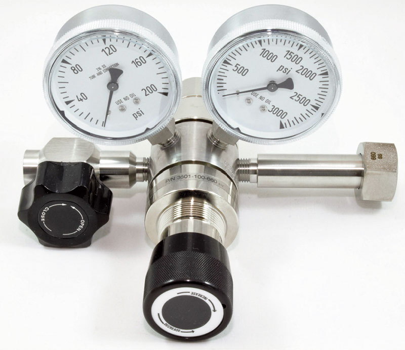 Stainless Steel 2-Stage Gas Regulator